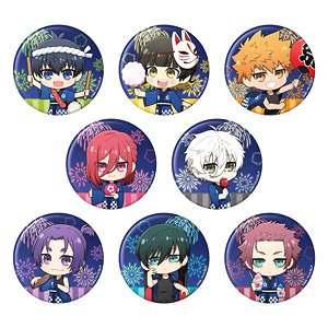 ブルーロック×神田明神 トレーディングちびキャラ缶バッジ (8個セット) (キャラクターグッズ)
