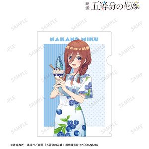映画『五等分の花嫁』 描き下ろしイラスト 中野三玖 フルーツワンピースver. クリアファイル (キャラクターグッズ)