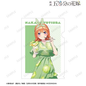 映画『五等分の花嫁』 描き下ろしイラスト 中野四葉 フルーツワンピースver. クリアファイル (キャラクターグッズ)