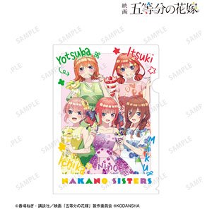 映画『五等分の花嫁』 描き下ろしイラスト 集合 フルーツワンピースver. クリアファイル (キャラクターグッズ)