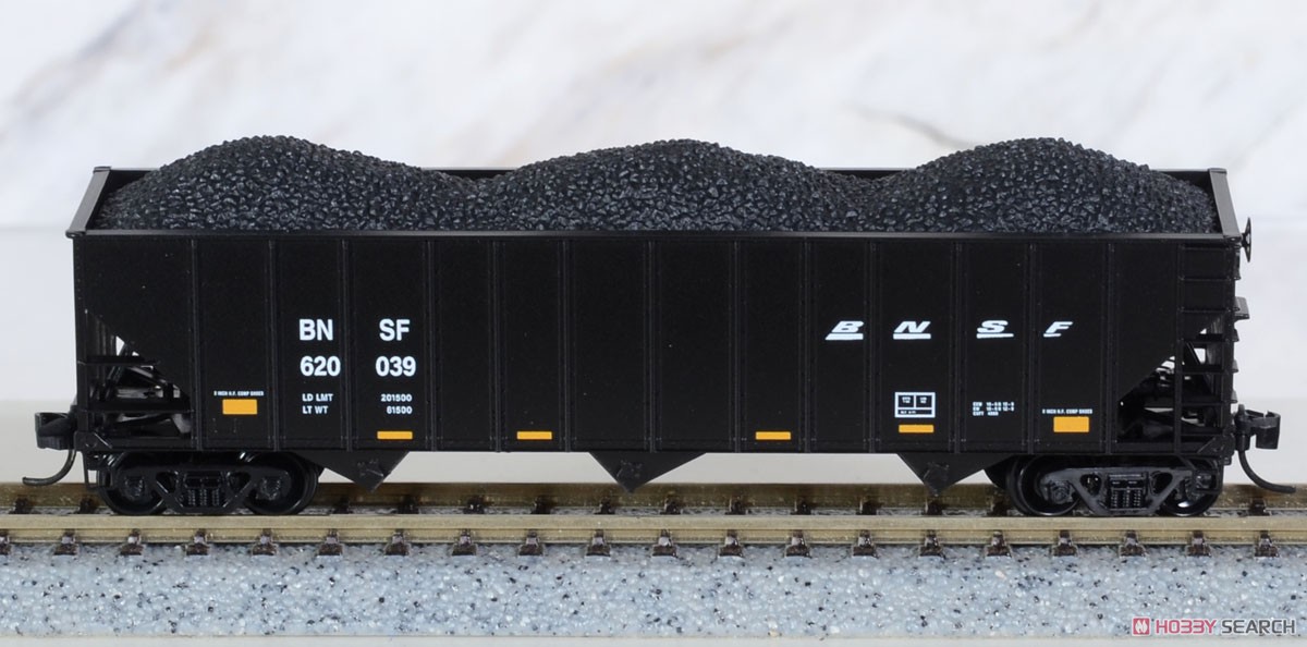 983 00 826 (N) Open Hopper BNSF 8-Pack (#619994, 620039, 620112, 620072, 620089, 620101, 620145, 620153) (8-Car Set) (Model Train) 商品画像5