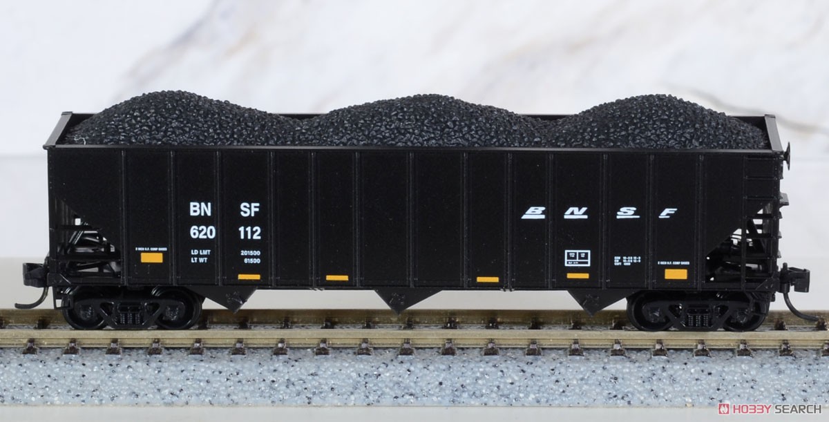 983 00 826 (N) Open Hopper BNSF 8-Pack (#619994, 620039, 620112, 620072, 620089, 620101, 620145, 620153) (8-Car Set) (Model Train) 商品画像6