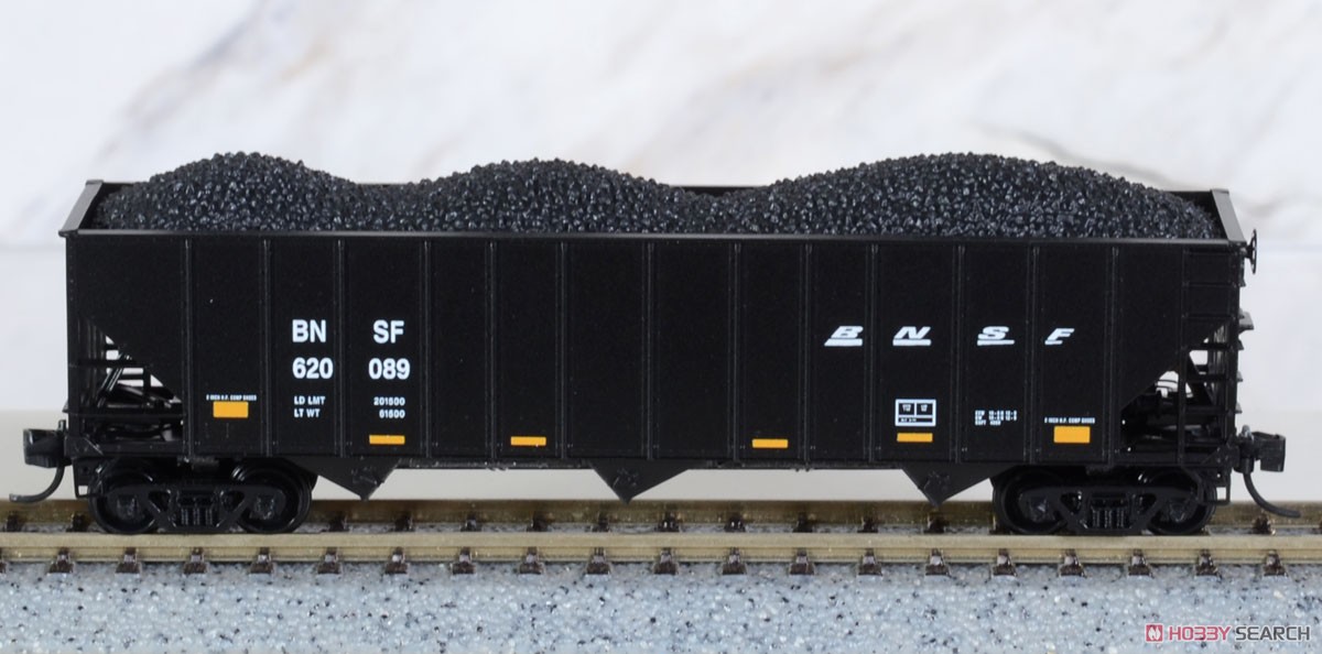 983 00 826 (N) Open Hopper BNSF 8-Pack (#619994, 620039, 620112, 620072, 620089, 620101, 620145, 620153) (8-Car Set) (Model Train) 商品画像8