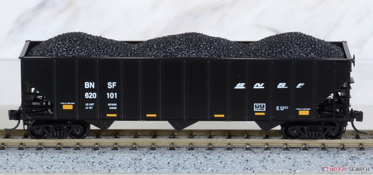 983 00 826 (N) Open Hopper BNSF 8-Pack (#619994, 620039, 620112, 620072, 620089, 620101, 620145, 620153) (8-Car Set) (Model Train) 商品画像9
