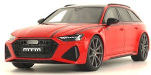 アウディ RS6(C8) MTM アバント 2021 (レッド) (ミニカー)