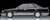 TLV-N301b Nissan Skyline 4 Door HT GTS Twincam 24V (Black / Silver) 1987 (Diecast Car) Item picture3