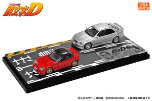 頭文字D セットVol.14 坂本カプチーノ & 秋山延彦アルテッツァ (ミニカー)