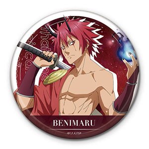 That Time I Got Reincarnated as a Slime the Movie: Scarlet Bond [Especially Illustrated] Can Badge Benimaru (Anime Toy)