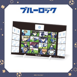 ブルーロック モニター風アクリルパネル 【B】 チームZver. (キャラクターグッズ)