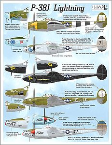 P-38J Lightning (Decal)
