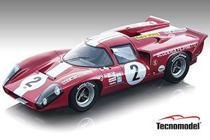 Lola T70 MK3 GT Le Mans 24h 1969 #2 Scuderia Filipinetti Driver: J.Bonnier - M.Gregory (Diecast Car)