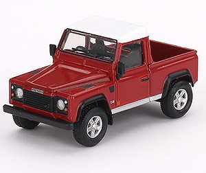 Land Rover Defender 90 Pickup Masai Red (RHD) (Diecast Car)