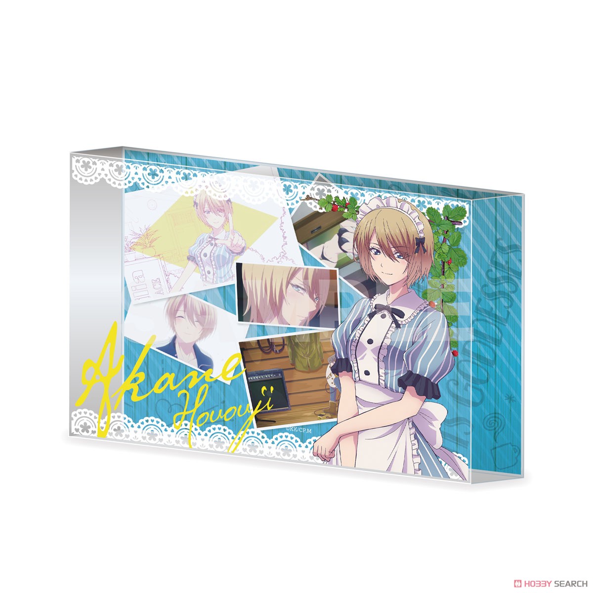 [Megami no Cafe Terrace] Crystal Art Board 05 Akane Hououji (Anime Toy) Item picture1