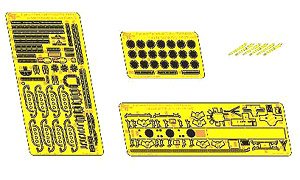Photo-Etched Parts for IJN Protected Cruiser Tsushima (for Combrig) (Plastic model)