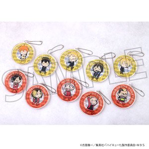 Haikyu!! To The Top Slide Acrylic Key Ring Collection Return Ffrom The Game (Set of 10) (Anime Toy)