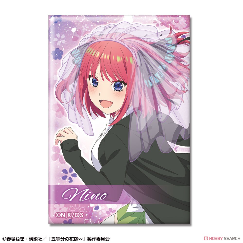 五等分の花嫁∽ ホログラム缶バッジ デザイン04 (中野二乃/B) (キャラクターグッズ) 商品画像1