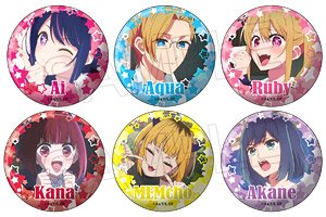 Oshi no Ko Rubber-faced Can Badge (Set of 6) (Anime Toy)