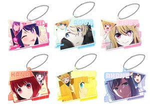 Oshi no Ko Collage Acrylic Key Chain (Set of 6) (Anime Toy)