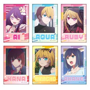 Oshi no Ko Square Can Badge (Set of 6) (Anime Toy)