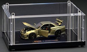 Nismo R34 GT-R Z-tune Jade Greene Luxury Package Ver. (Full Opening and Closing) (Diecast Car)
