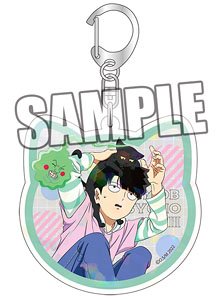 Mob Psycho 100 III Hologram Acrylic Key Ring [Shigeo Kageyama & Ekubo] Good Friends with Cats Ver. (Anime Toy)