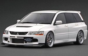 Mitsubishi Lancer Evolution Wagon (CT9W) White (Diecast Car)