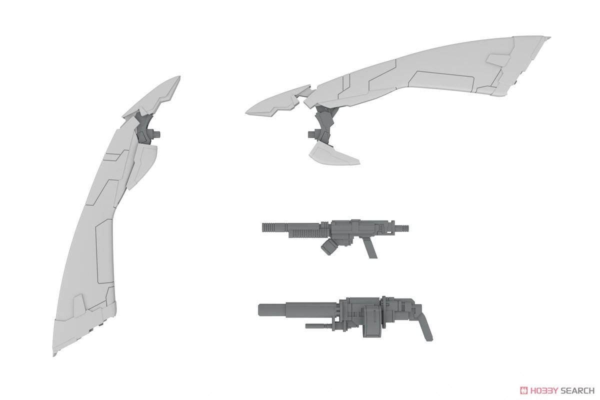 Extension Set A for 5inM 1/48 PLD [Angel Wing & M51 Grenade Launcher & DSG12SMG] (Plastic model) Other picture1