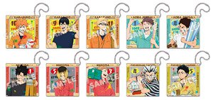 Haikyu!! Paint Suit Decorating Acrylic Key Ring (Set of 10) (Anime Toy)