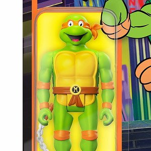 リ・アクション/ ティーンエイジ・ミュータント・ニンジャ・タートルズ TMNT: ミケランジェロ(トゥーン Ver.) (完成品)