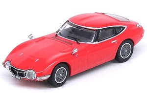 Toyota 2000GT Solar Red (Diecast Car)
