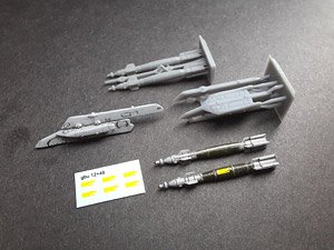 ラファール用爆弾架 (2個) w/GBU-49 誘導爆弾 (6個) (プラモデル)