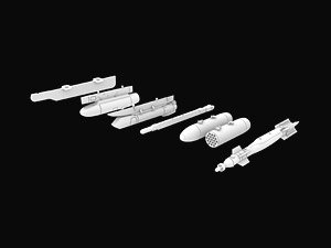 ハリアー GR.7/9 武装パーツセット (レベル用) (プラモデル)