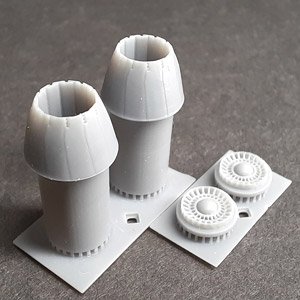 F-14D用F110アフターバーナー (閉状態) (レベル用) (プラモデル)