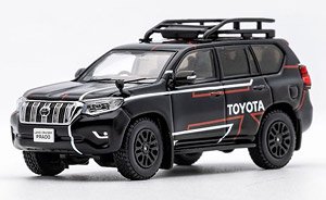 Toyota Land Cruiser Prado 150 Rally Version - (RHD) Black (Diecast Car)