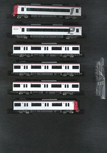 Meitetsu Series 2200 1st Edition (Old Color) Six Car Formation Set (w/Motor) (6-Car Set) (Pre-colored Completed) (Model Train)