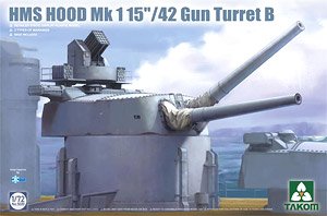 HMS Hood Mk 1 15` /42 Gun Turret B (Plastic model)