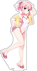 [The Demon Girl Next Door] Big Acrylic Stand [Swimwear Ver.] (2) Momo Chiyoda (Anime Toy)