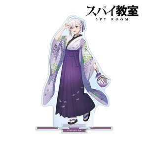 スパイ教室 描き下ろしイラスト ジビア 花柄和装ver. BIGアクリルスタンド (キャラクターグッズ)