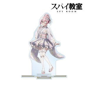 スパイ教室 描き下ろしイラスト アネット 花柄和装ver. BIGアクリルスタンド (キャラクターグッズ)