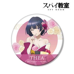 スパイ教室 描き下ろしイラスト ティア 花柄和装ver. BIG缶バッジ (キャラクターグッズ)
