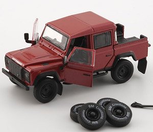 ランドローバー ディフェンダー 110 2016 ピックアップ オレンジ (LHD) (ミニカー)