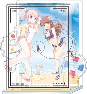 [The Demon Girl Next Door] Acrylic Diorama [Swimwear Ver.] (Anime Toy)