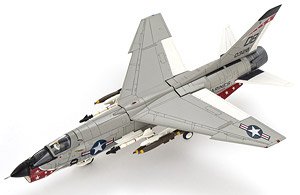 F-8E クルーセイダー アメリカ海兵隊 第235海兵戦闘飛行隊 (全天候) 「デス・エンジェルス」 ダナン基地・南ベトナム 1966年 #0328/DB8 (完成品飛行機)