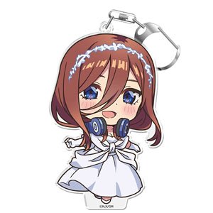 映画「五等分の花嫁」 ぷにこれ！キーホルダー(スタンド付) 中野三玖 (キャラクターグッズ)