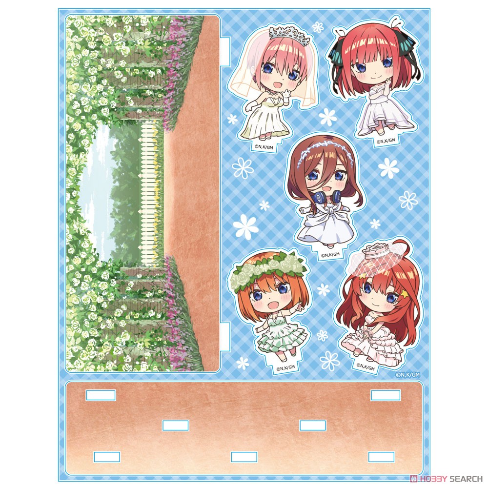 映画「五等分の花嫁」 アクリルジオラマF [デフォルメウェディングver.] (キャラクターグッズ) 商品画像2