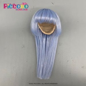 PICCODO ドール用ウィッグ 姫カット (ライトブルー) (ドール)