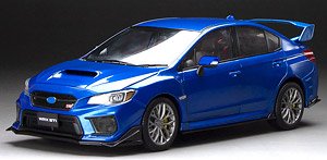 スバル WRX Sti 2018 カスタム パールブルー (ミニカー)