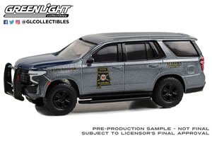 Hot Pursuit - 2022 Chevrolet Tahoe Police Pursuit Vehicle (PPV) - Alabama State Trooper (Diecast Car)