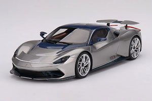 アウトモビリ ピニンファリーナ バッティスタ US ローンチ エディションArgento Liquido Gloss and Blu del Re Gloss (ミニカー)