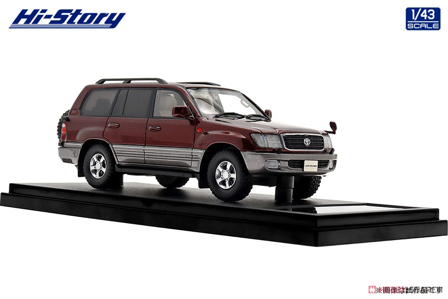 Toyota Land Cruiser VX-Limited G-Selection (2000) Red Mica / Medium Gray Metallic (Diecast Car) 商品画像3
